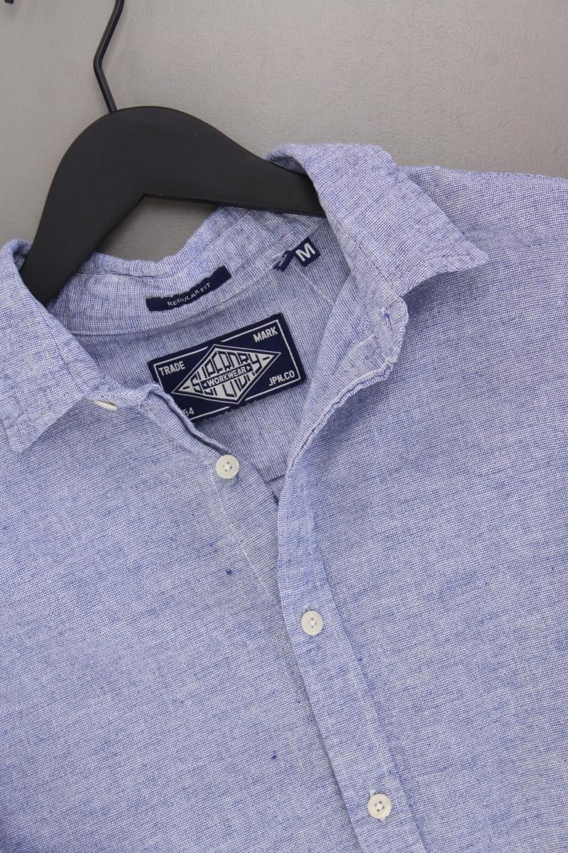 Hemden: Superdry Langarmhemd Gr. M blau – Gebraucht aus Neustadt an der Waldnaab von SecondLifeFashion 1